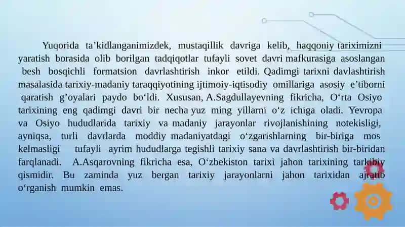 QADIMGI VA ILK O’RTA ASRLAR DAVLATCHILIGI: ASOSIY  BOSQICHLARI VA O’ZIGA XOS XUSUSIYATLARI 3
