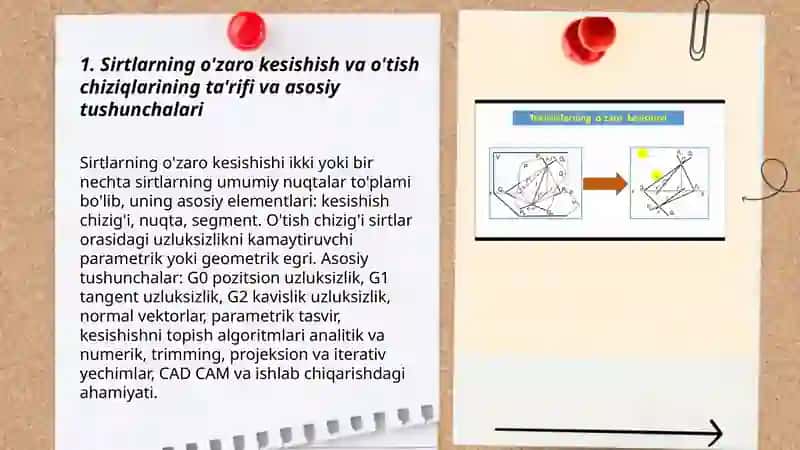 Sirtlarning o'zaro kesishish va o'tish chizig'ini yasashning texnikadagi ahamiyati 3