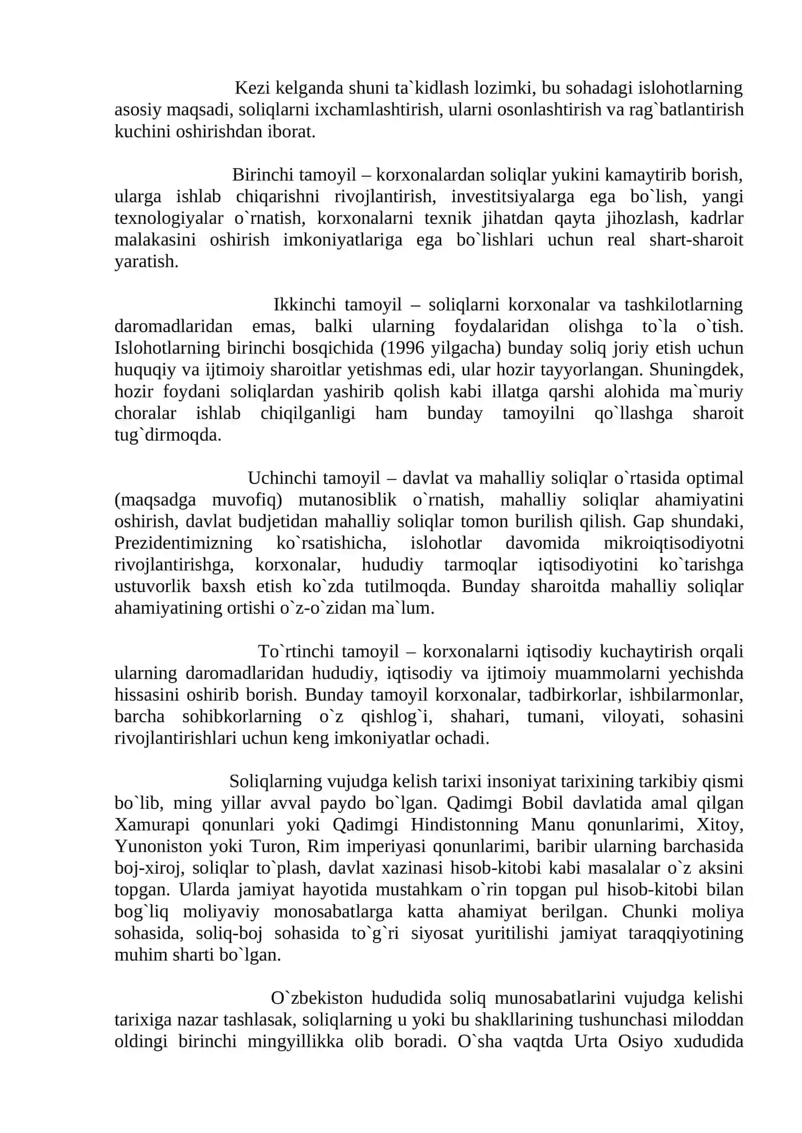 Tadbirkorlik faoliyati uchun soliq undirishning huquqiy qoidalari 3