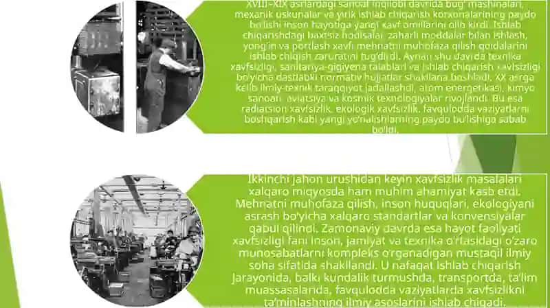 Hayot faoliyati xavfsizligi tuzilishi va rivojlanishi 3