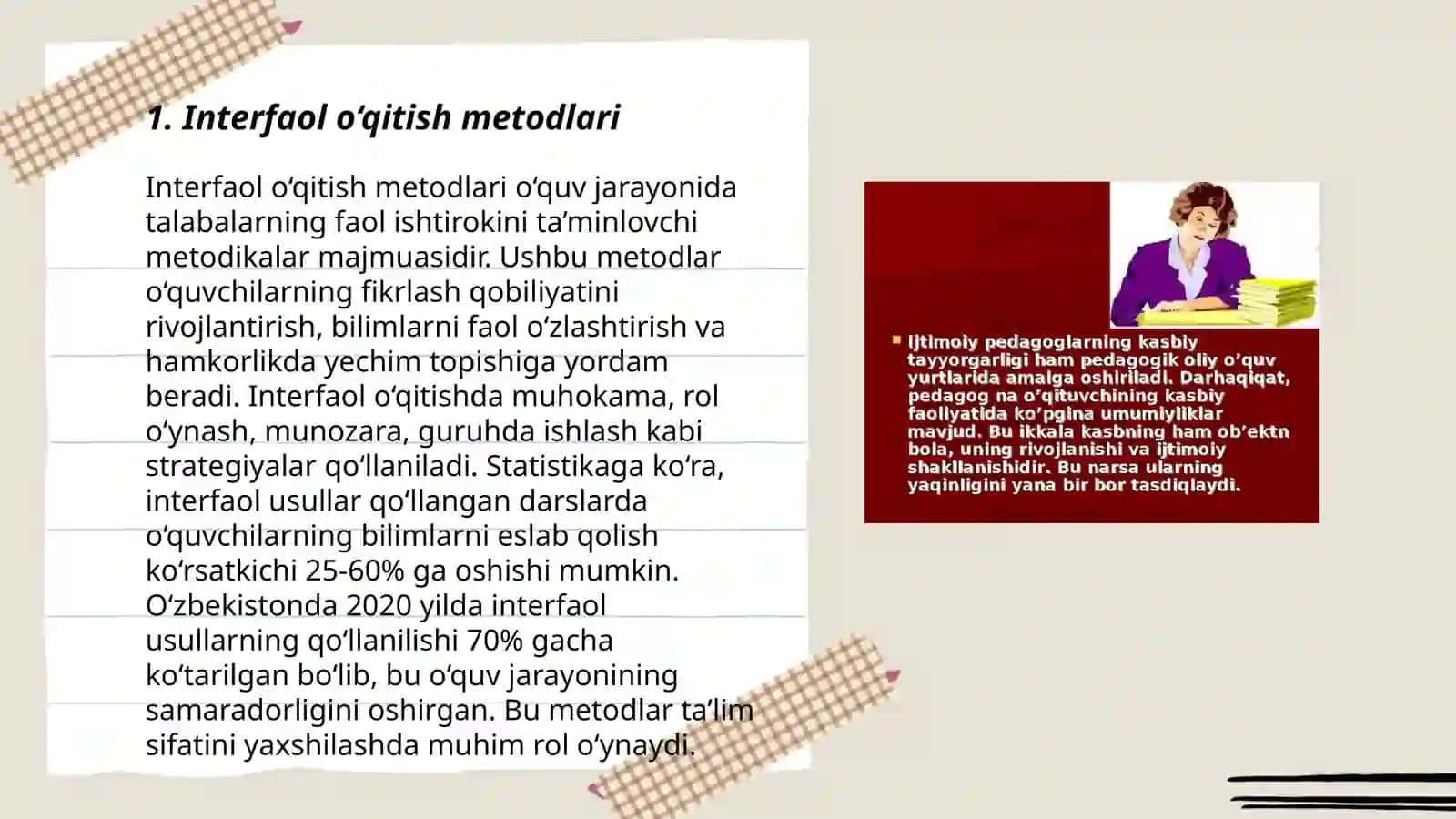 Yangi pedagogik texnologiya va faol pedagogik metodlar 3