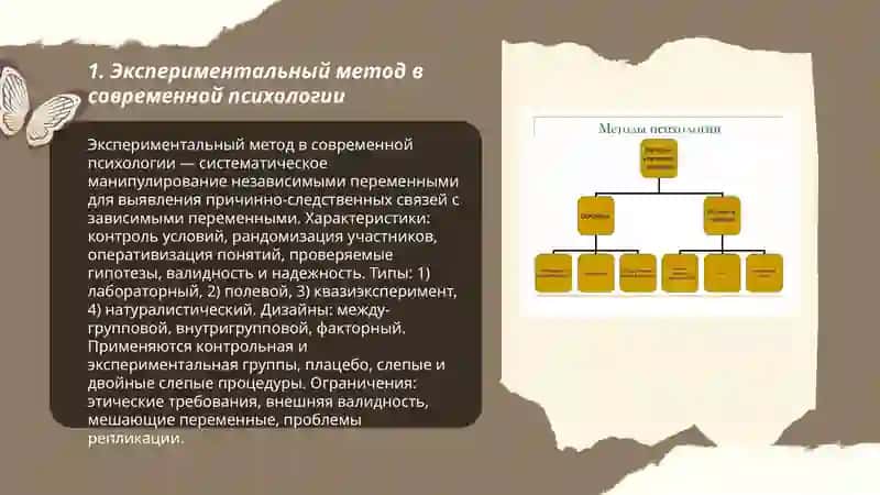 Методы исследования современной психологии 3
