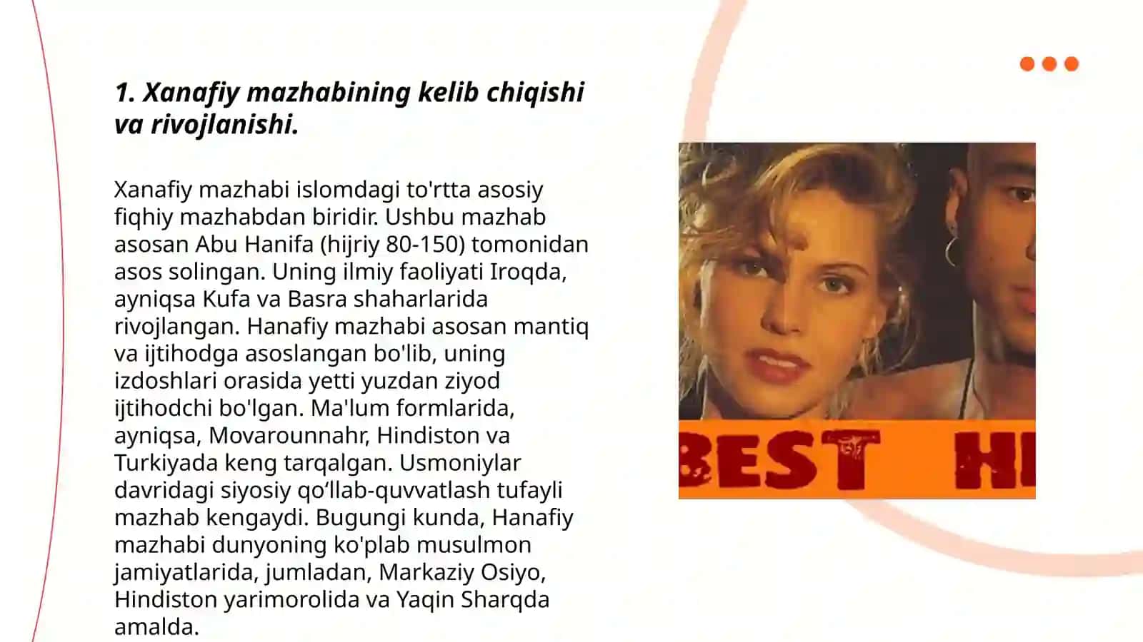 Xanafiy mazhabi oʻrni 3