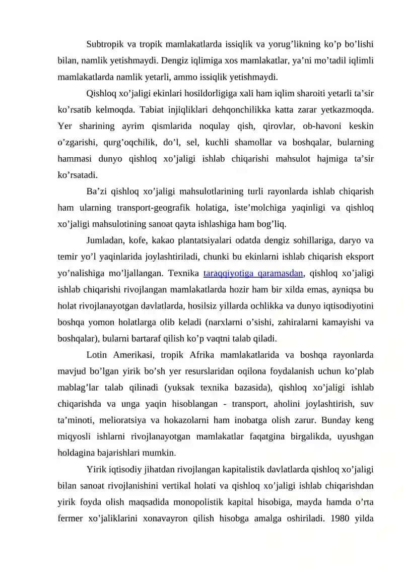 HINDISTON QISHLOQ XO’JALIGI VA UNING TARMOQ TARKIBI 3