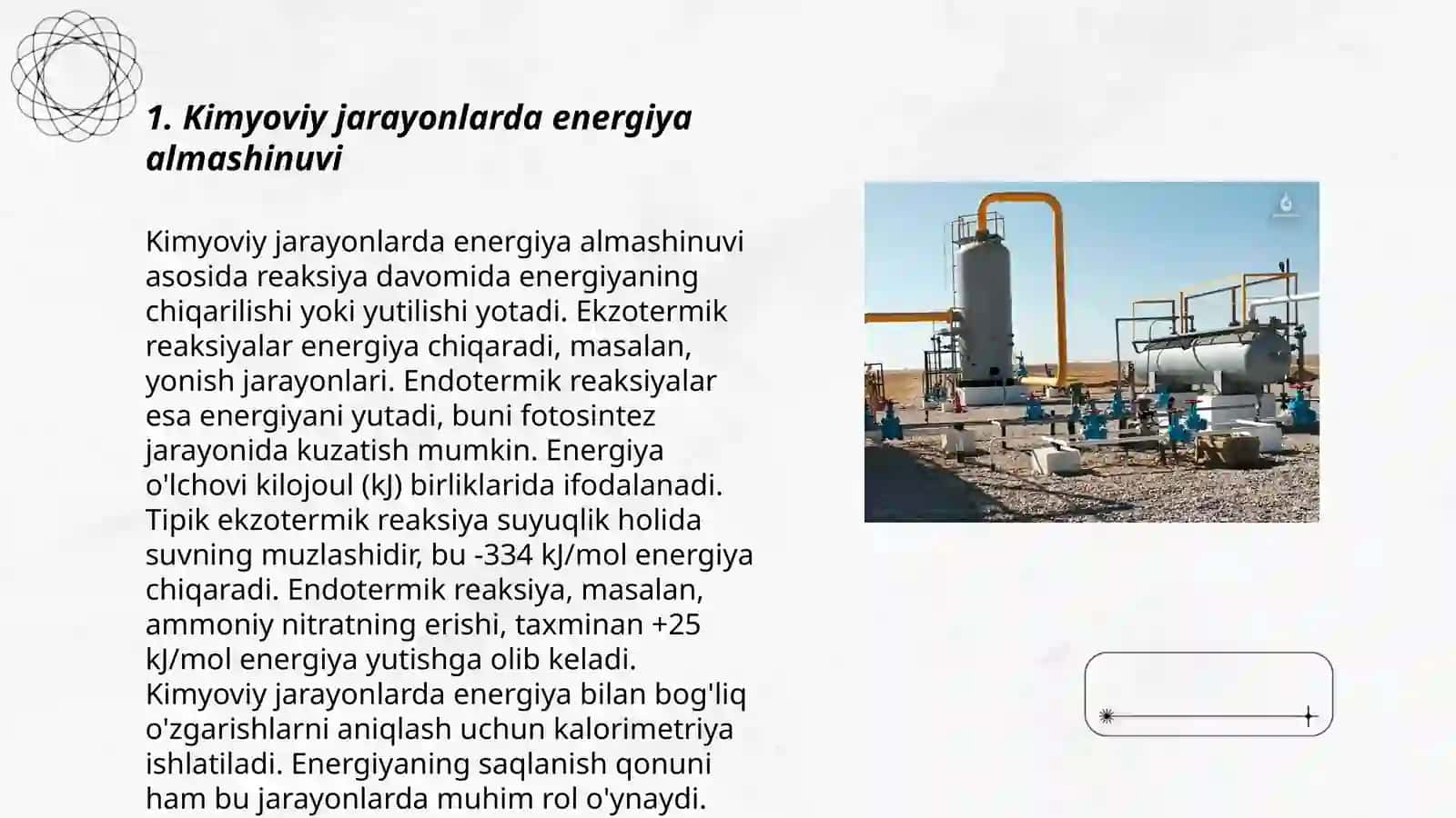 Kimyo texnologik jarayonlarda issiqlik balansi 3