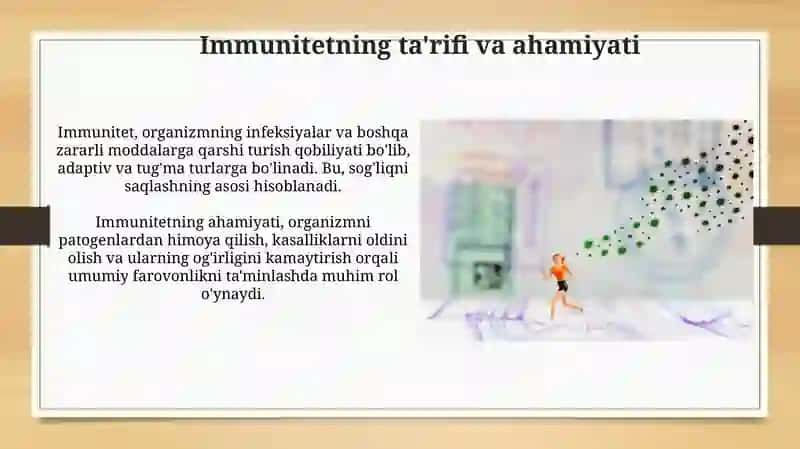 Immunitetning ta'rifi va ahamiyati 3