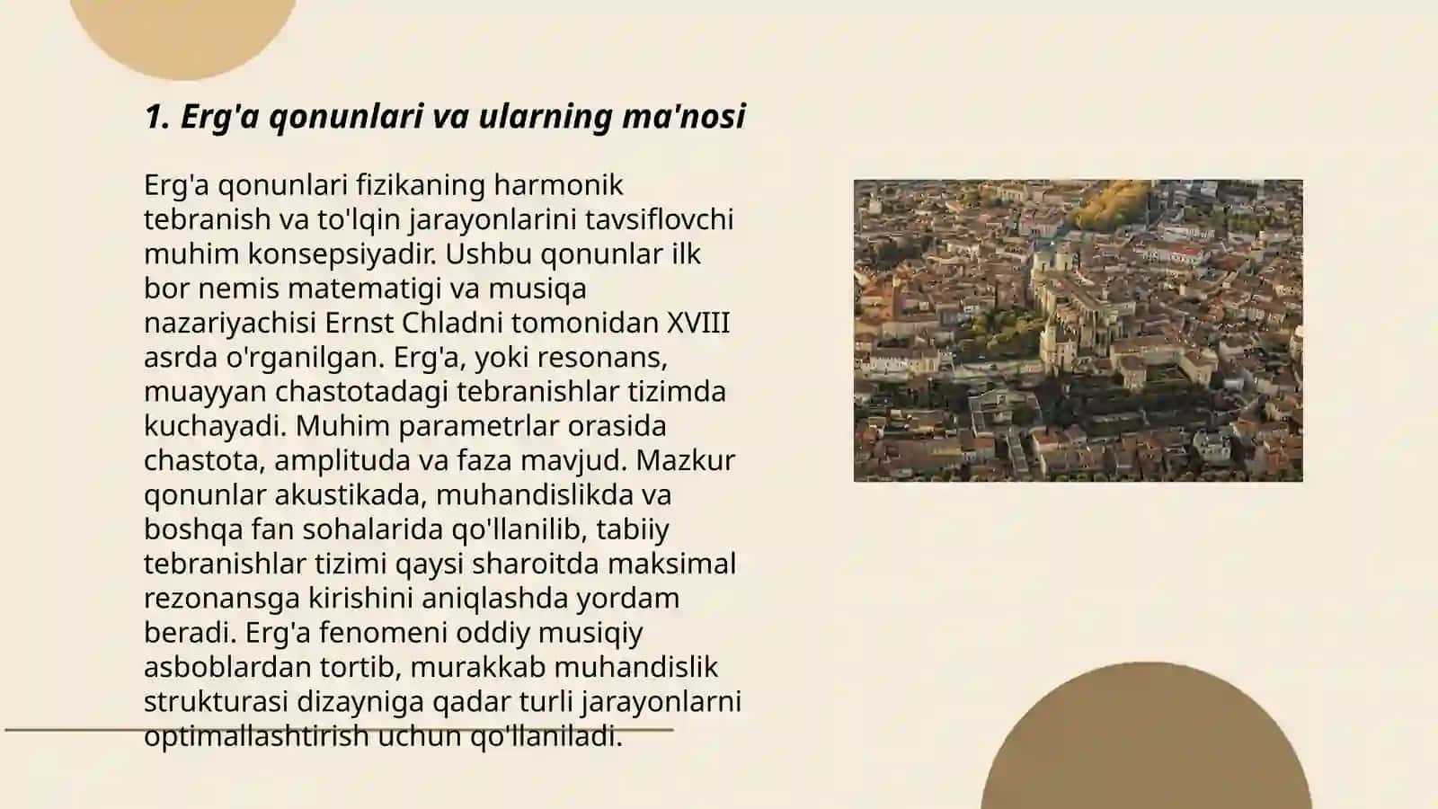 Erg'a qonunlari va ularning ma'nosi 3