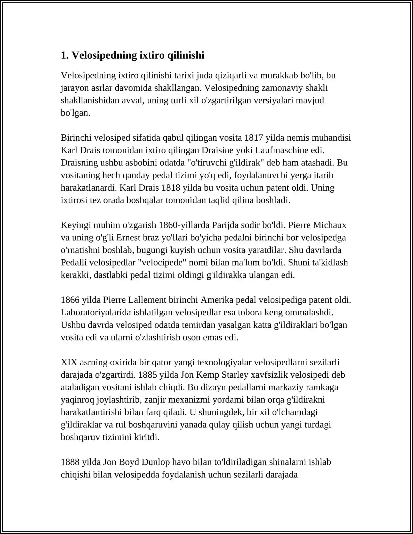 VELOSIPED SPORTINING RIVOJLANISH TARIXI 3