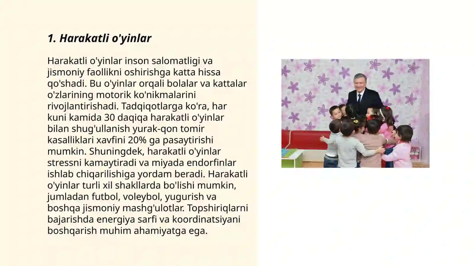 Maktabgacha yoshdagi bolalarni o'yin turlari 3