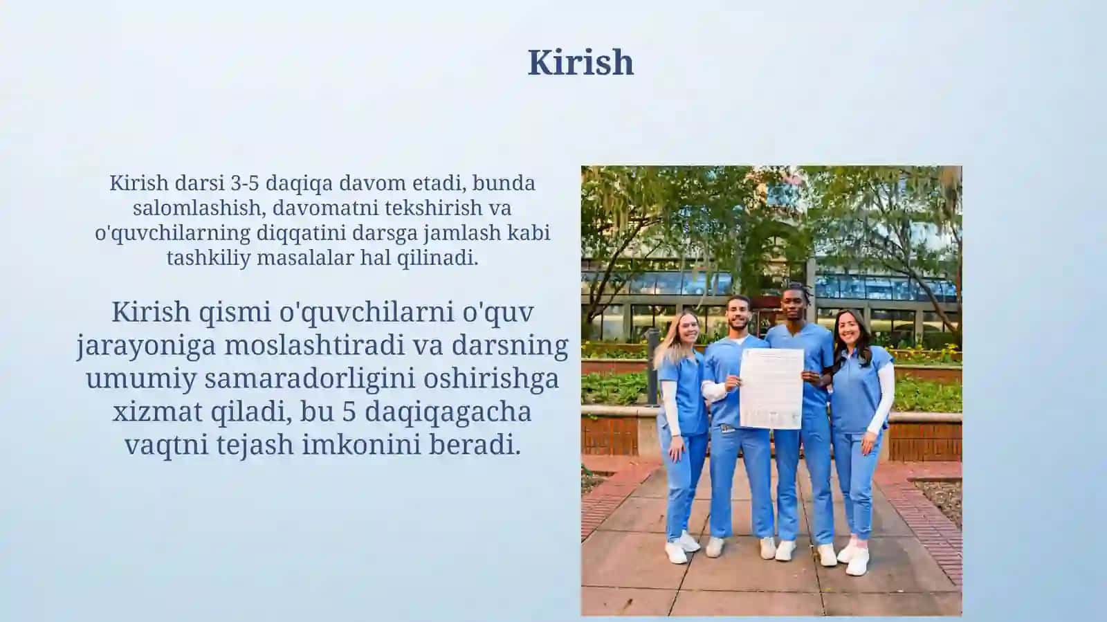 Biologiya fanidan 8-sinf mavzulari bo'yicha darslarni o'tkazish 3