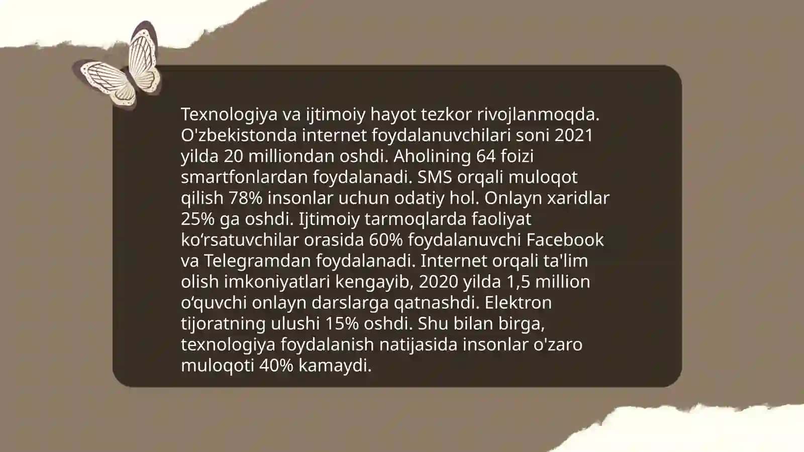 Texnologiya fanining maktab oʻquv rejadagi oʻrni 3