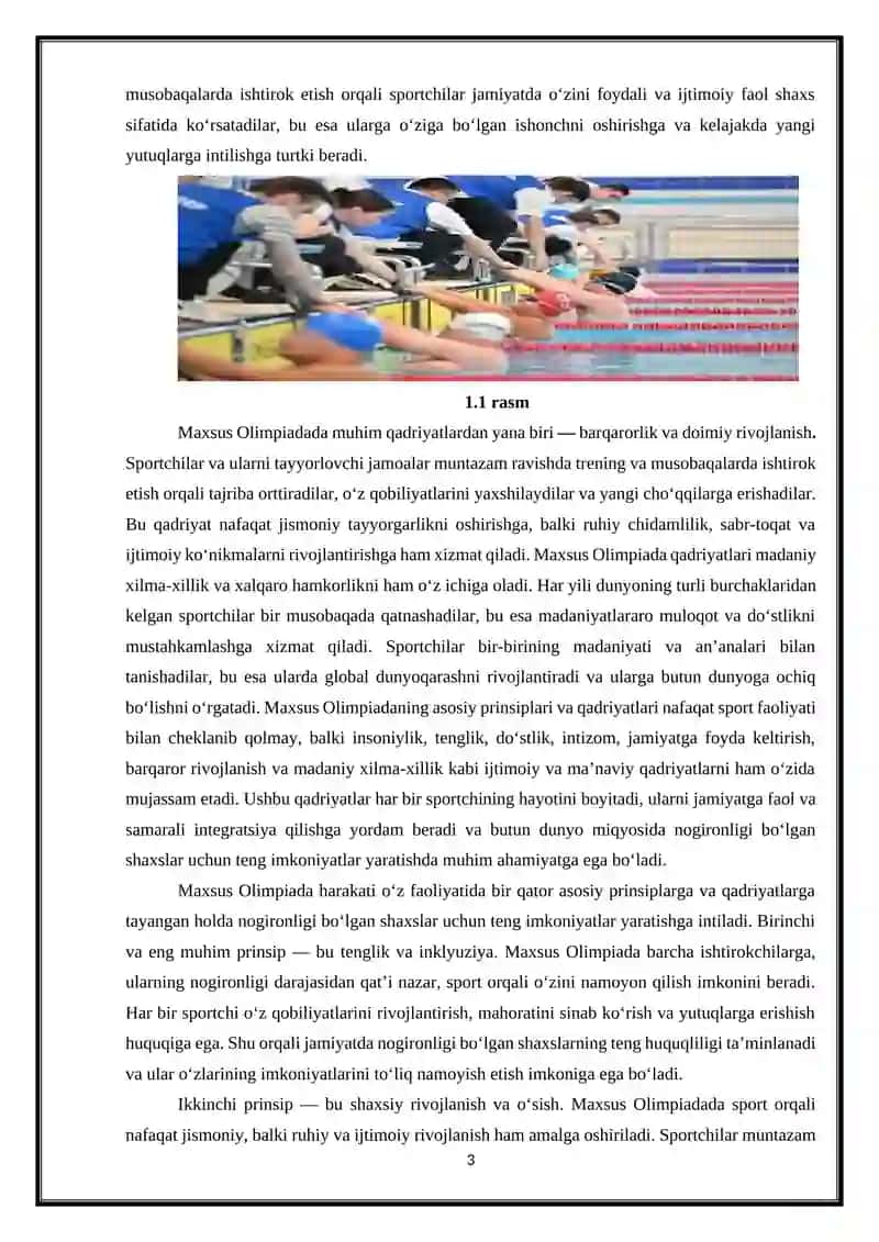 Maxsus Olimpiada 3