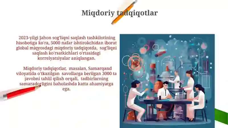 Miqdoriy tadqiqotlar 3