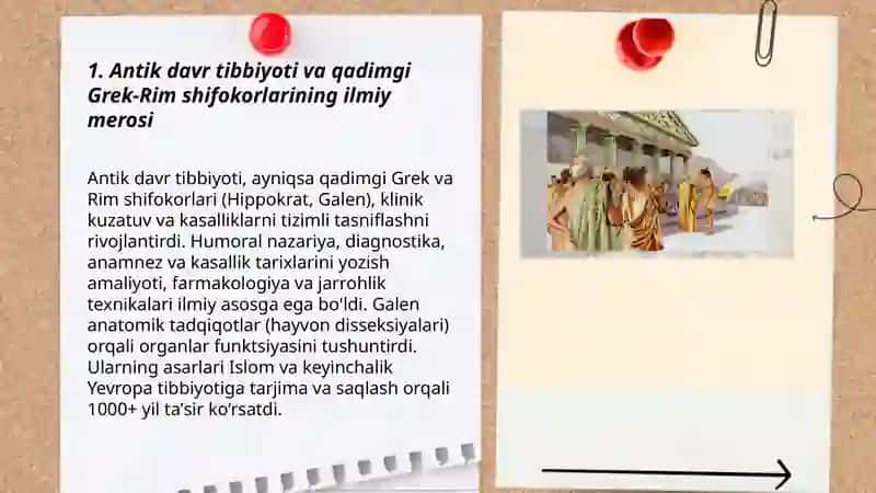 Tibbiyot va nazariy tibbiyot fanlarining fan sifatida rivojlanish tarixi 3