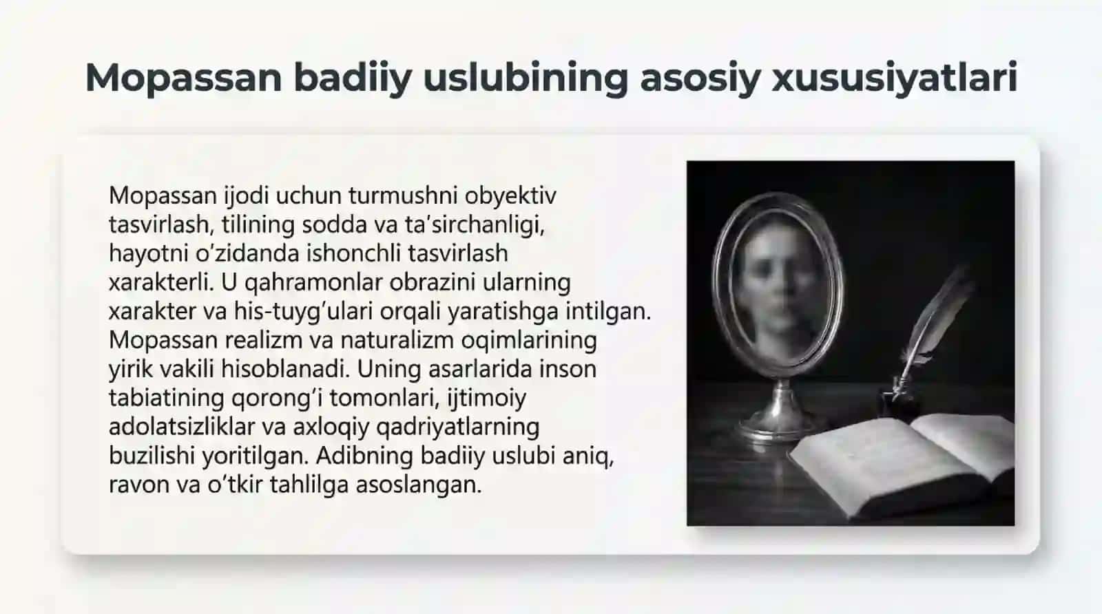 Mopassan hikoyalarida psixologik ta’sirning chuqurligi 3