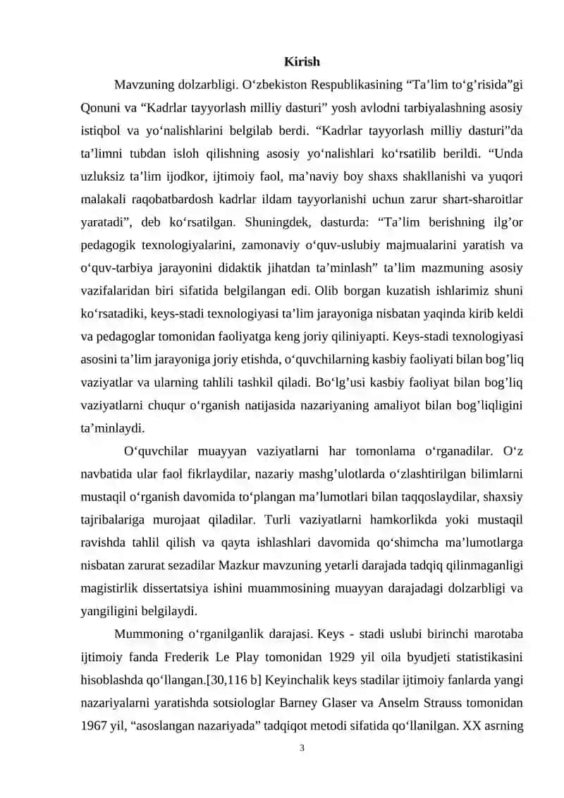 INFORMATIKA O’QITISH METODIKASI FANIDAN KURS ISHI 3