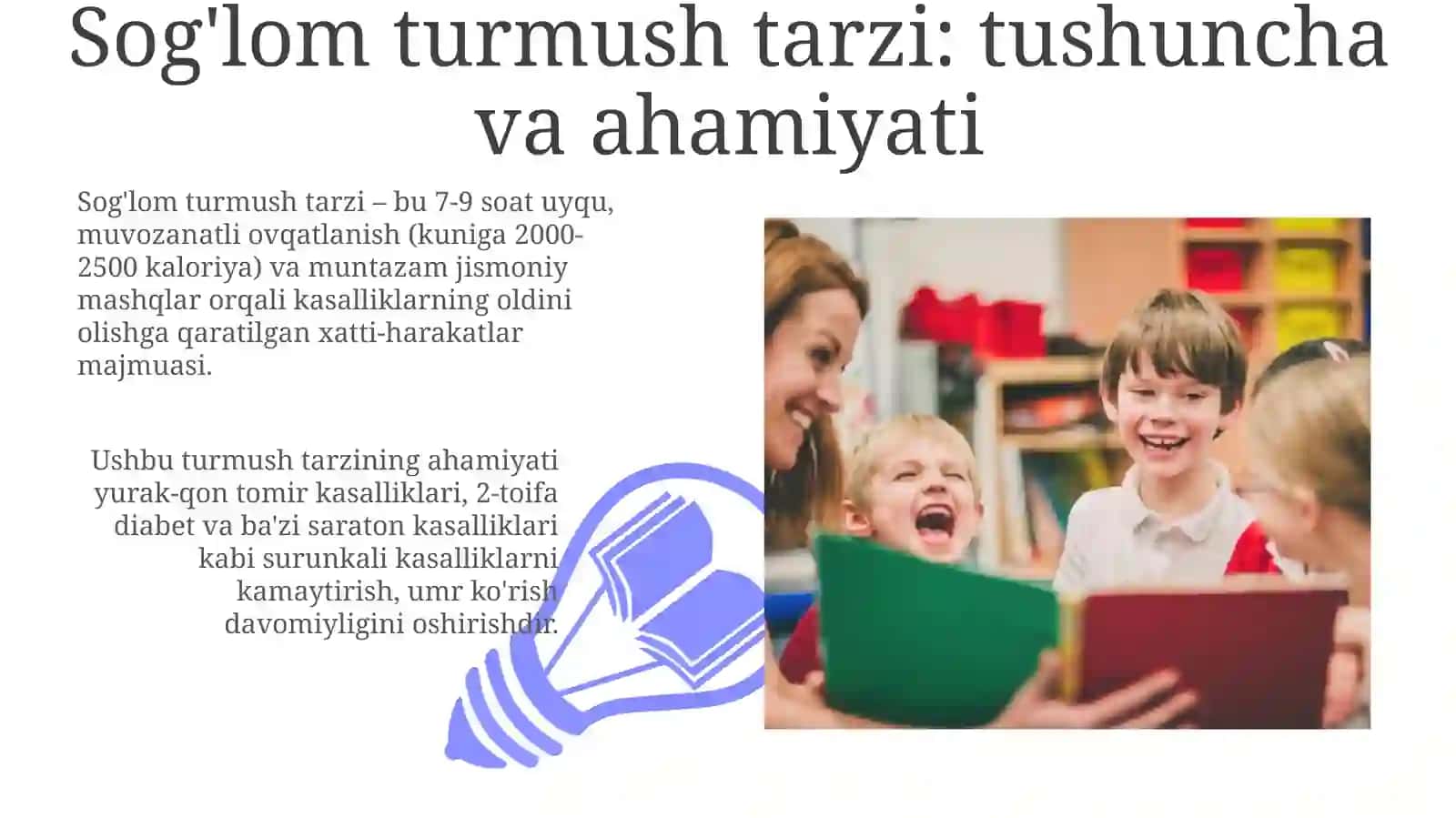 Sog'lom turmush tarzi: tushuncha va ahamiyati 3