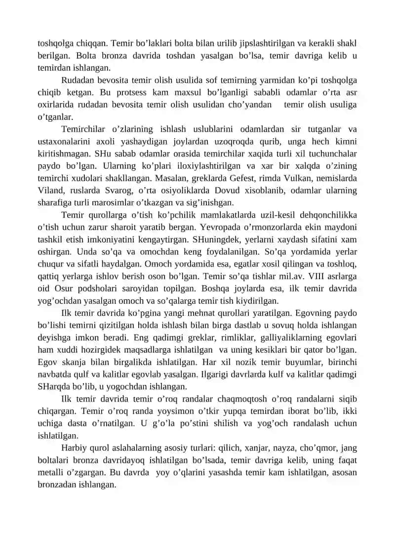 Ilk temir davri ijtimoiyiqtisodiy munosabatlari 3