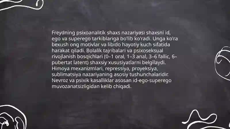 Chet el psixologiyasida shahs nazariyalari 3