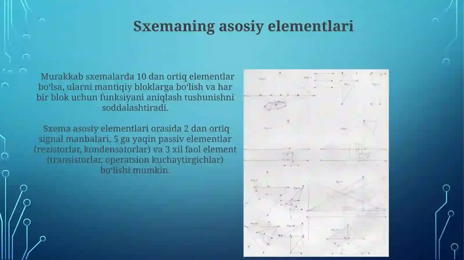 Sxematehnika haqida umumiy tushuncha 3