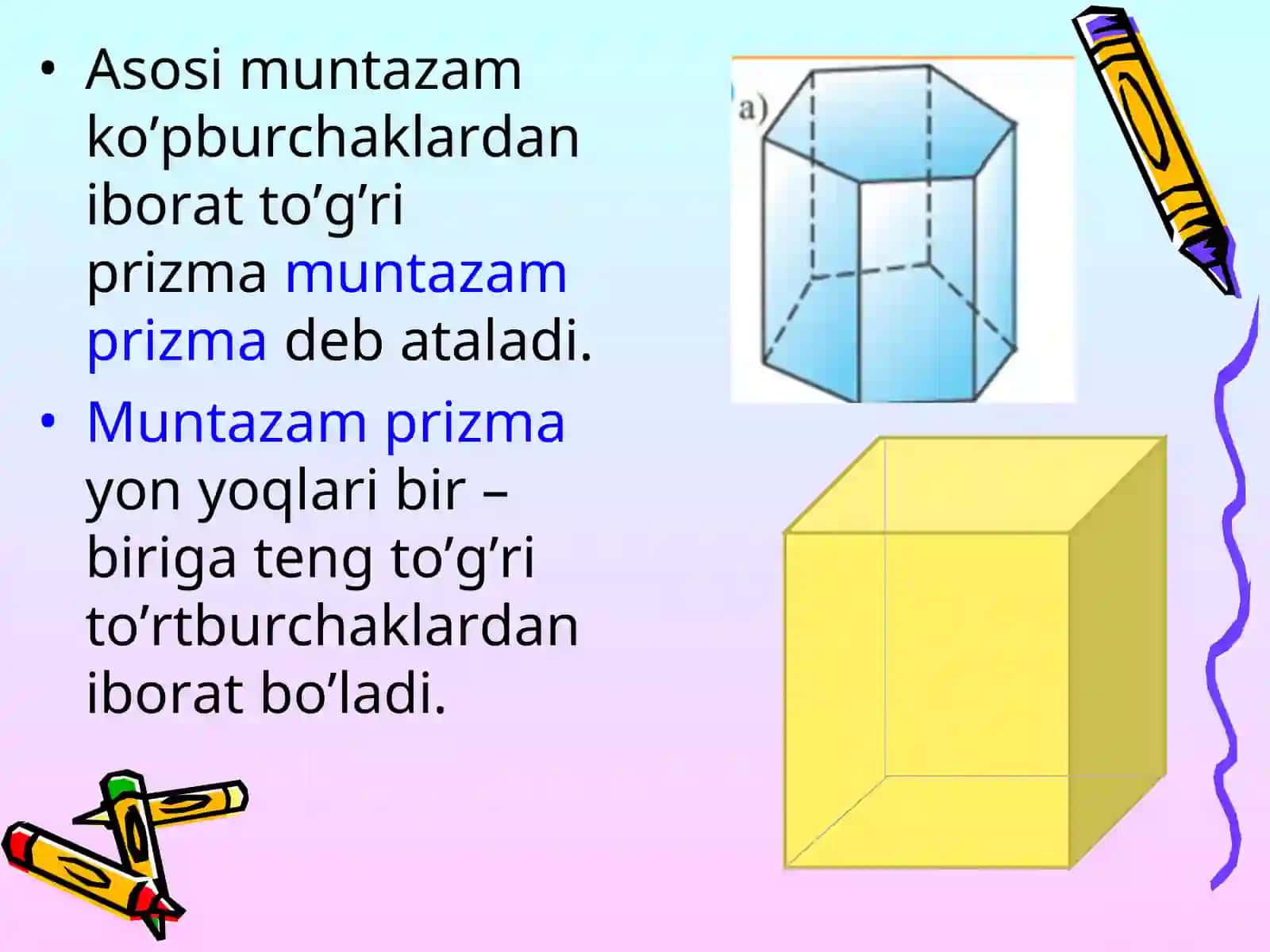 Prizma va uningkesimlari 3