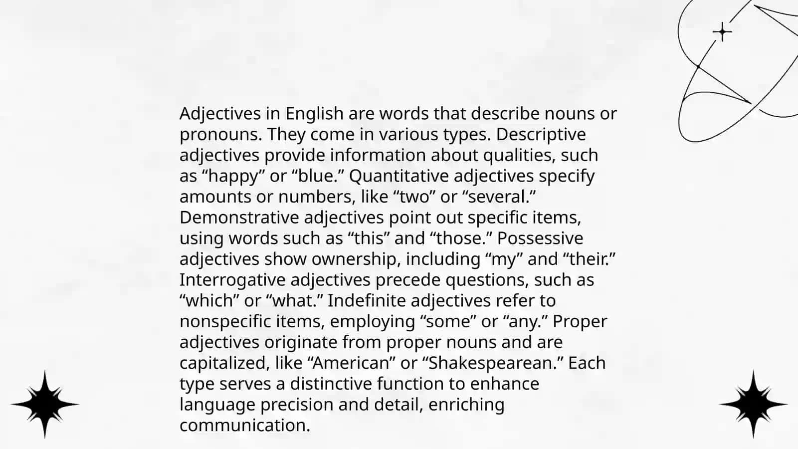 Adjectives 3