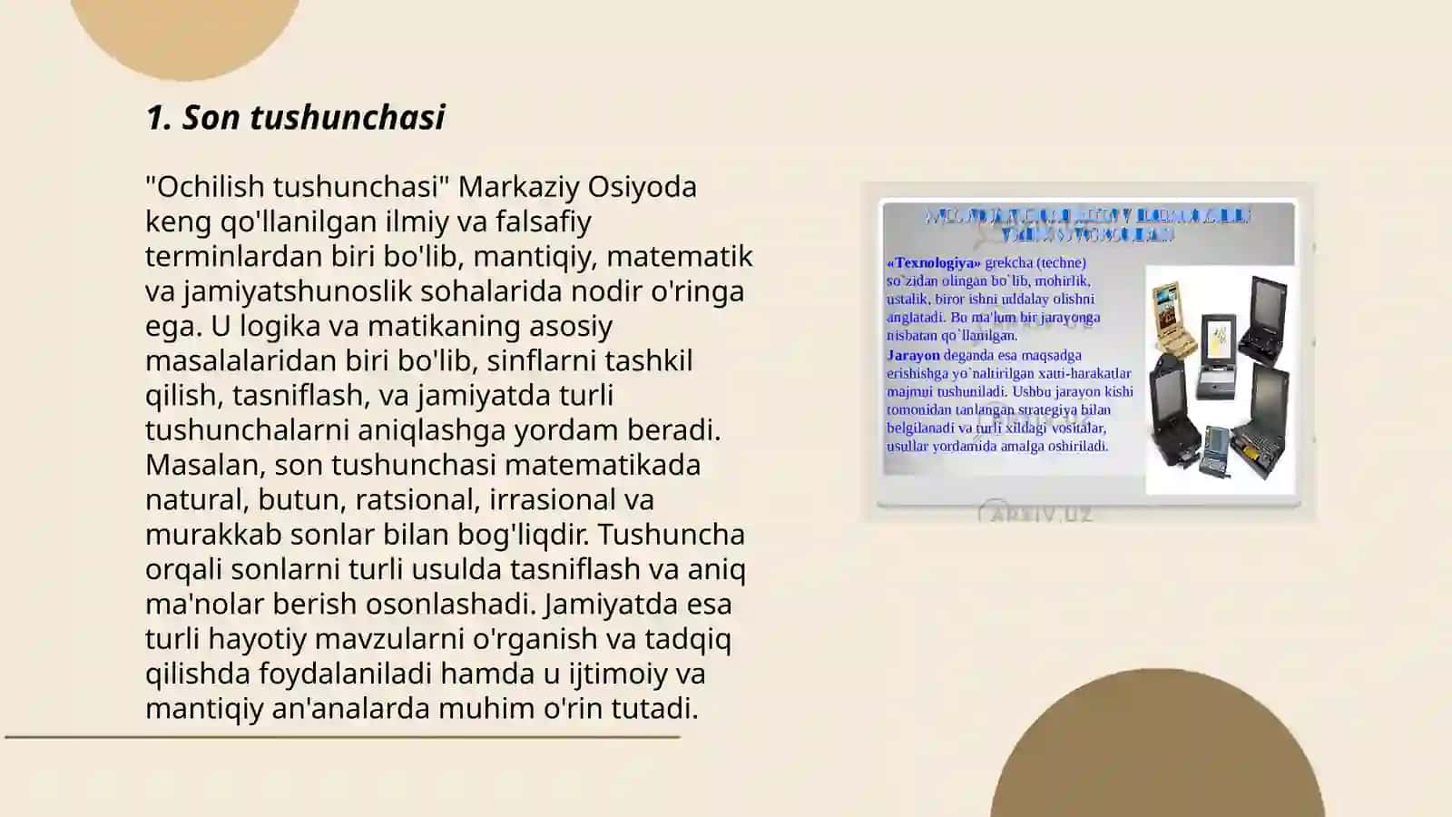 Arab tilida son va uning xususiyatlari 3