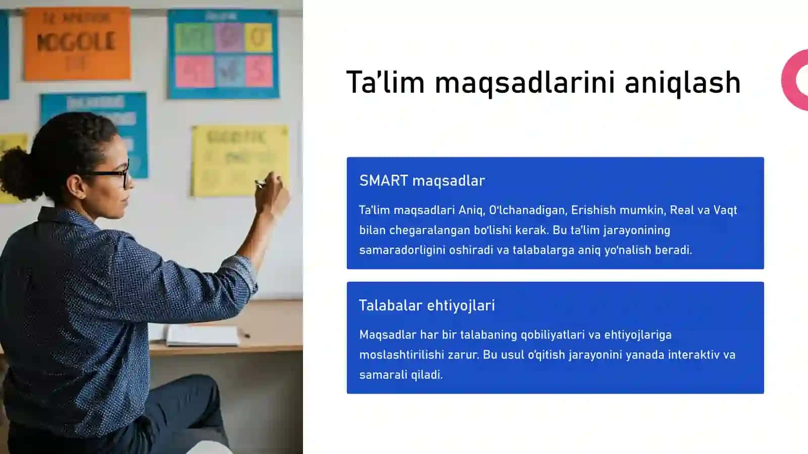 Ta'lim olish jarayonini samarali tashkil etish 3