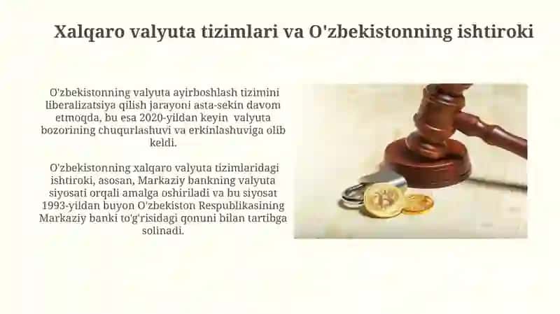 Valyutani tartibga solishning huquqiy asoslari 3