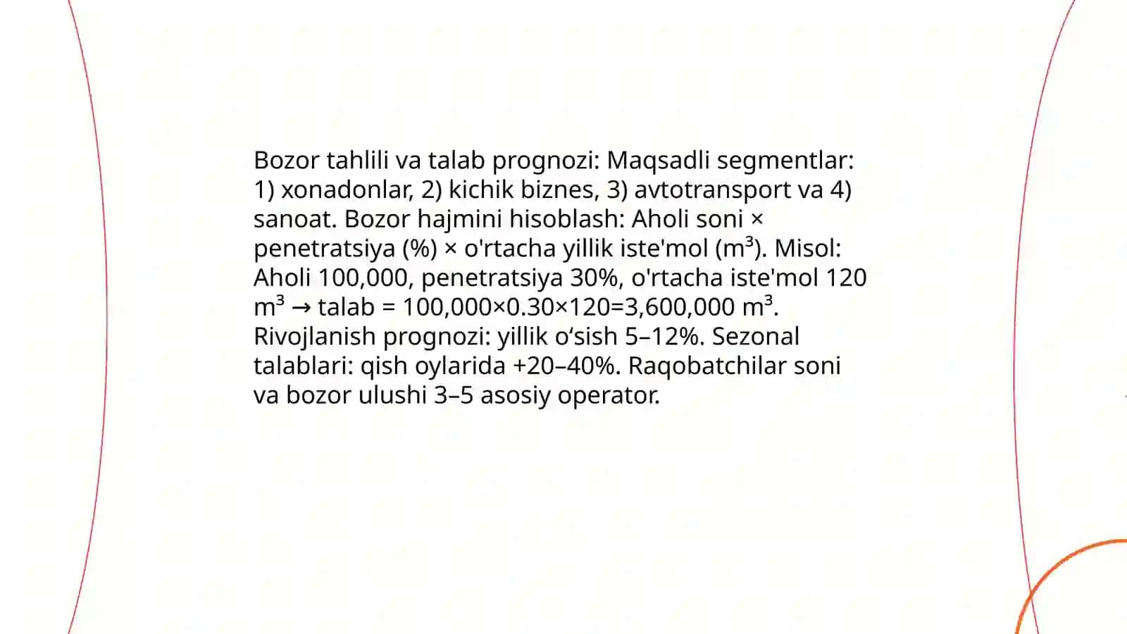 Biznes reja yaratish: eng sifatli gaz markazi qanday aniqlanadi 3