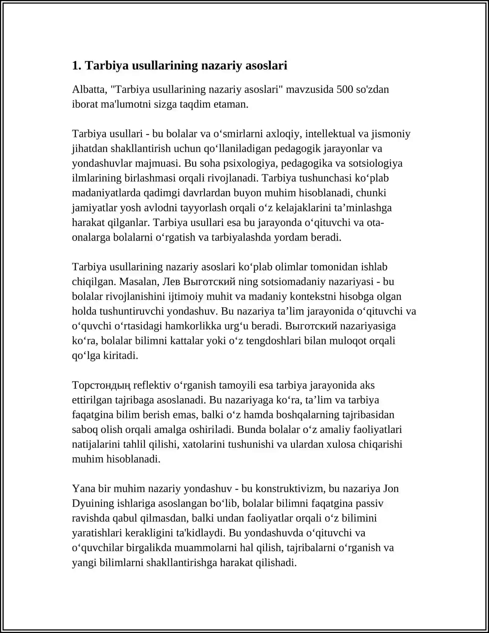 JAMOANI RIVOJLANTIRISHDA TARBIYA USULLARI 3