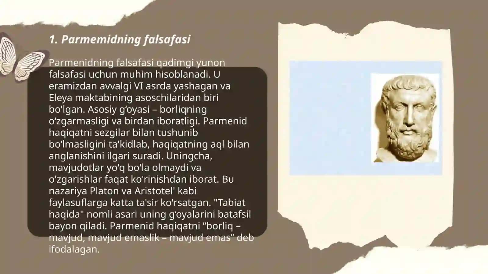 Parmenidning falsafasi 3