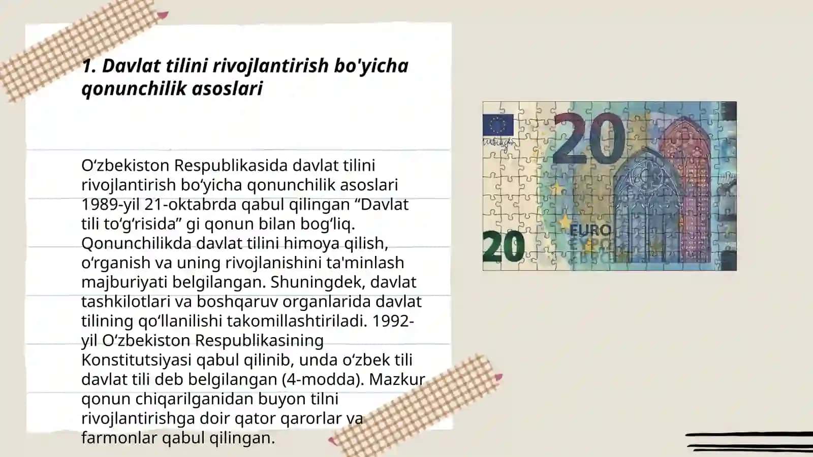 Davlat tilini rivojlantirish bo'yicha qonunchilik asoslari 3