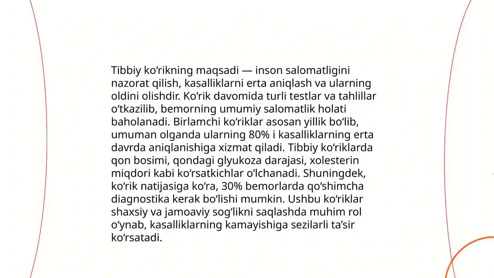Aholini tibbiy ko‘rikdan o‘tkazishning asosiy qoidalari 3
