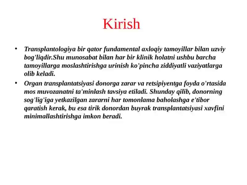 Buyrak transplantatsiyasi 3