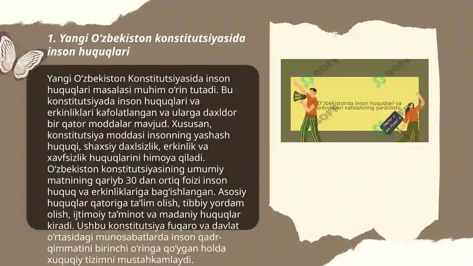 Yangi Oʻzbekistonda inson haq-huquqlari va erkinliklari kafolatining yaratilishi 3
