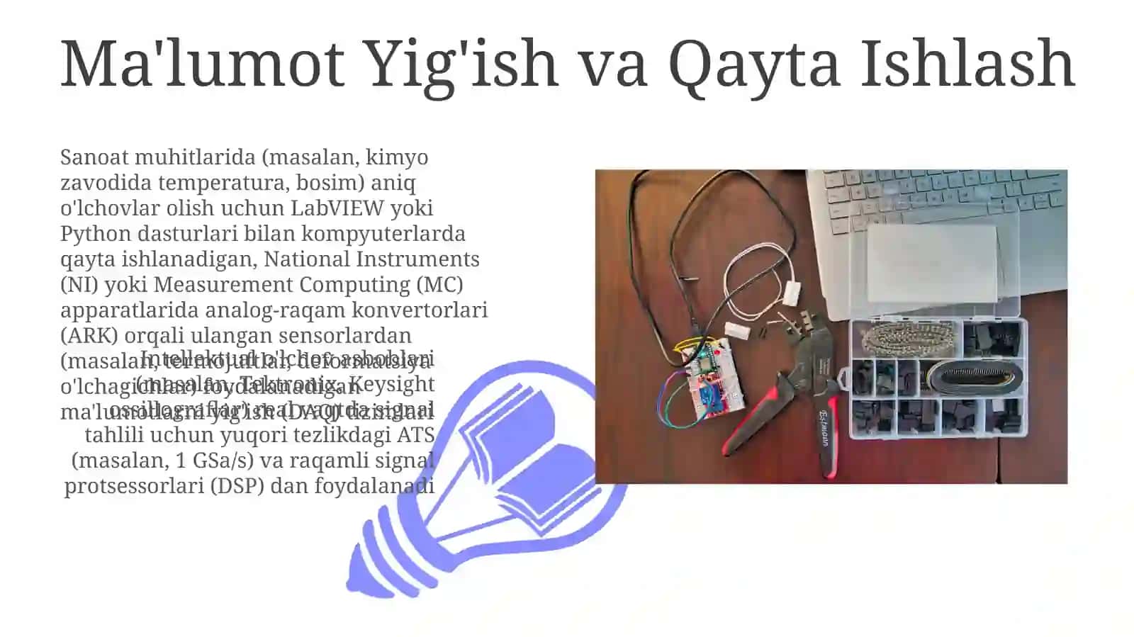 Intellektual o'lchash asboblarining texnik va dasturiy ta'minotlari 3