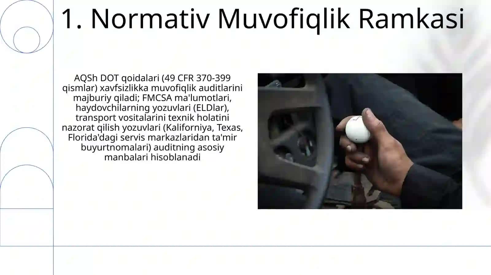Avtotransport korxonalarida auditning maʼlumot manbalari,vazifalarni tashkil qilish asoslari 3