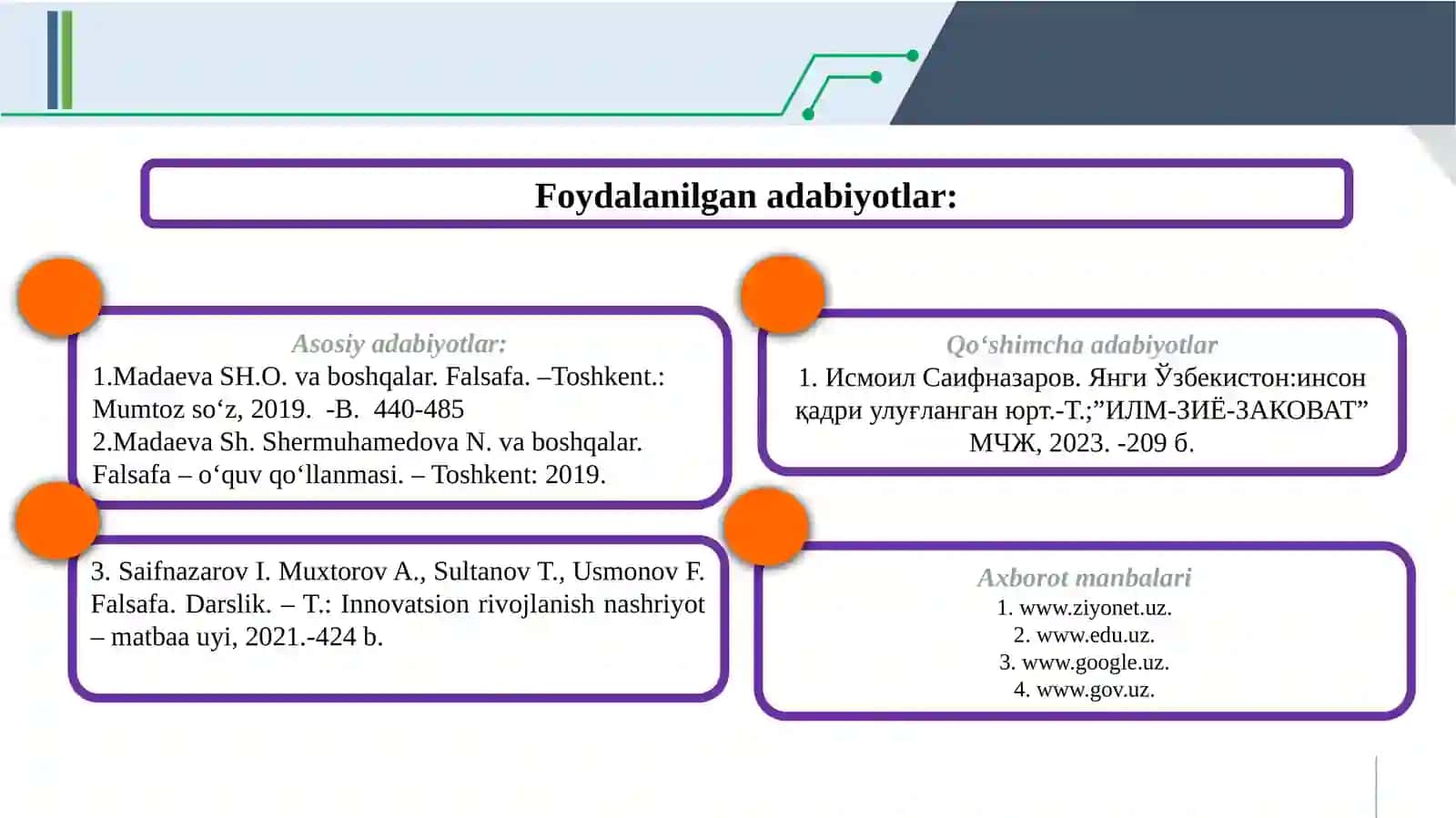 Madaeva SH.O. va boshqalar.Falsafa 3