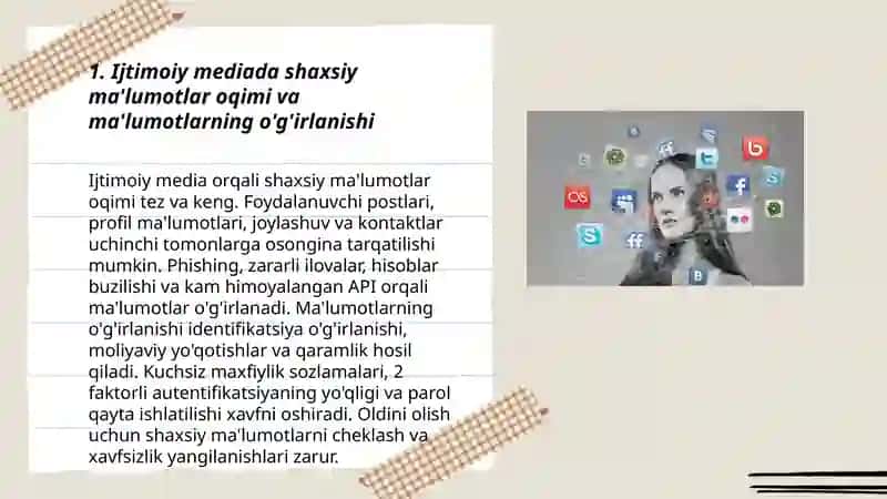 Ijtimoiy mediada tahdidlar, xurujlar va xavf xatarlar 3
