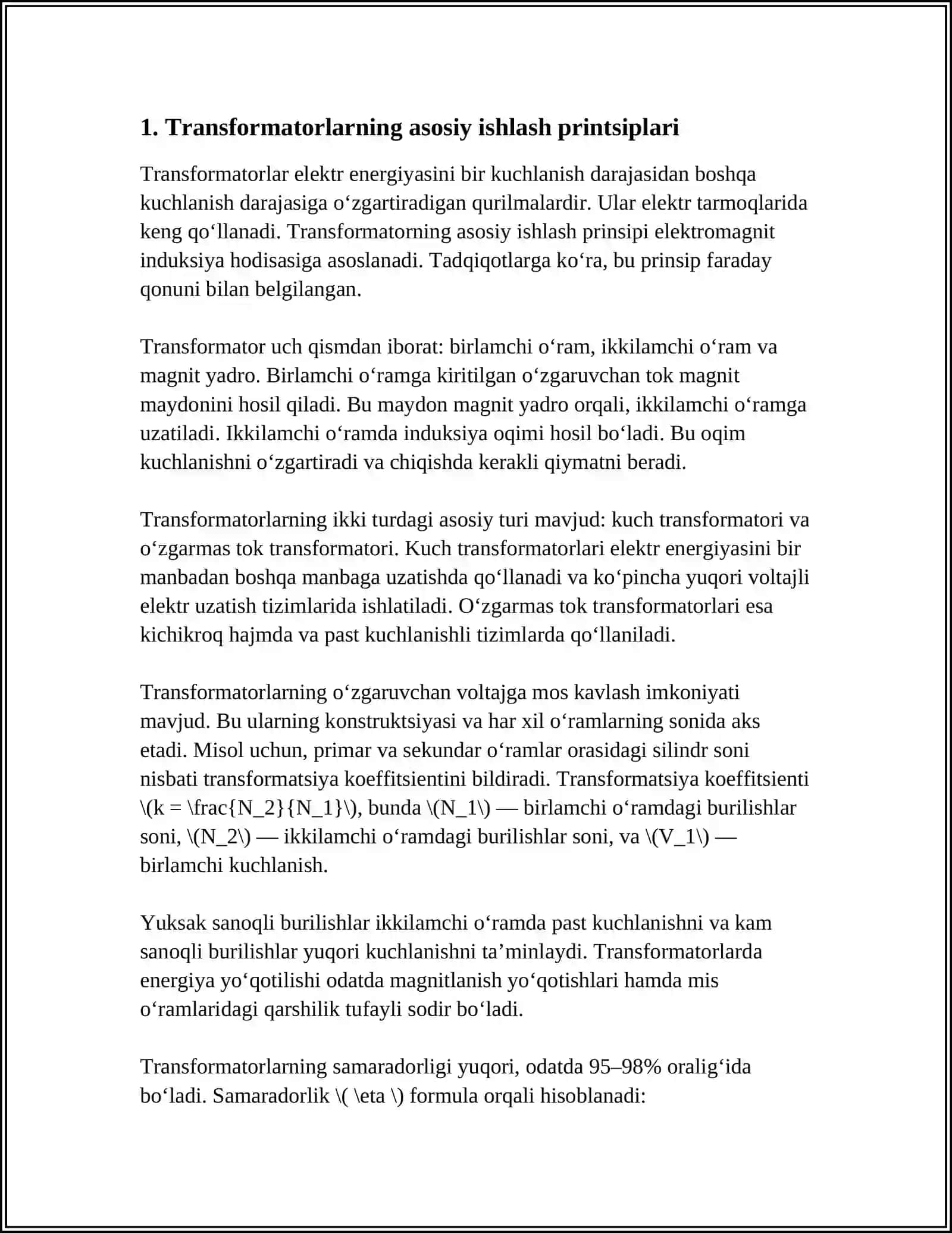 TRANSFORMATORLAR 3