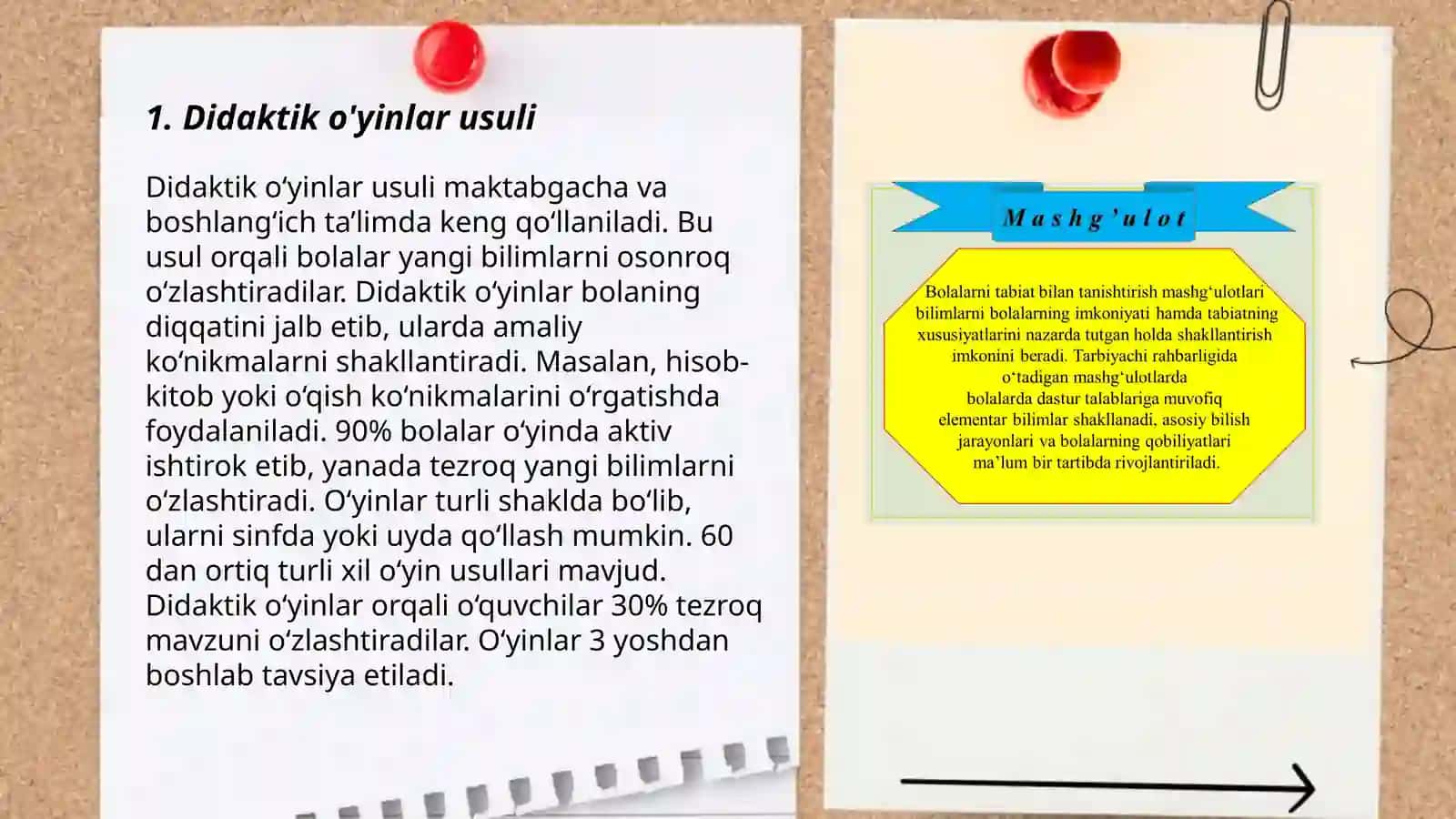 Musiqa mashg'ulotlarida qo'llaniladigan usul va uslublar 3