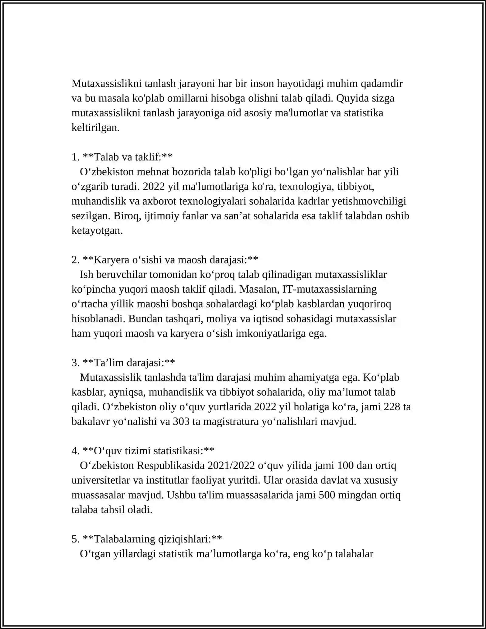 MUTAXASISNING OʻZBEKCHA TAQDIMOT NUTQI 3