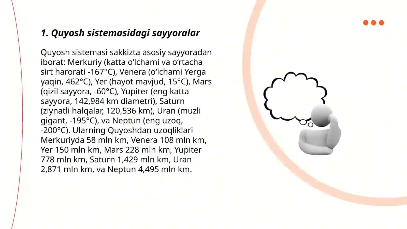 Quyosh sistemasidagi sayyoralar 3