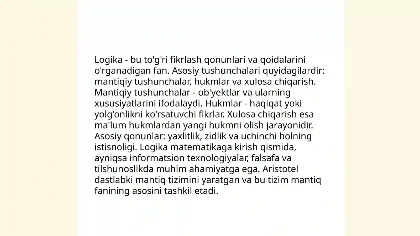 Logiyka elementleri.Pikirler hàm olardiñ berìlìw ùsullarì 3