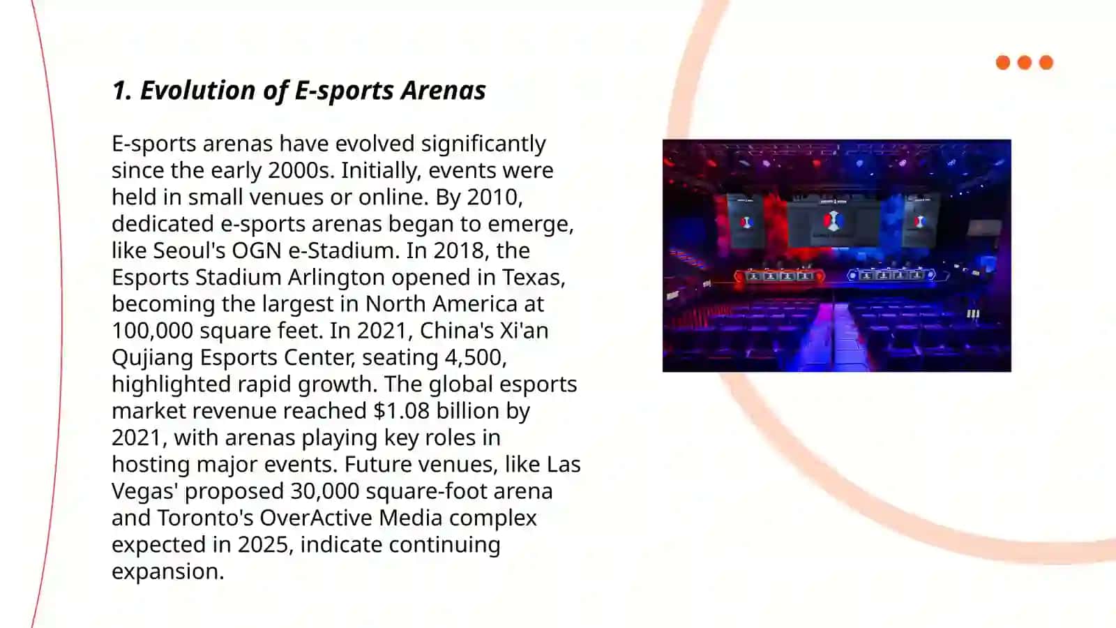 E-sport arenas 3