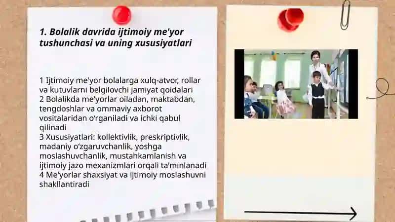 Bolalik insonning ijtimoiy hayot me"yorlarini egallay boshlash davri 3