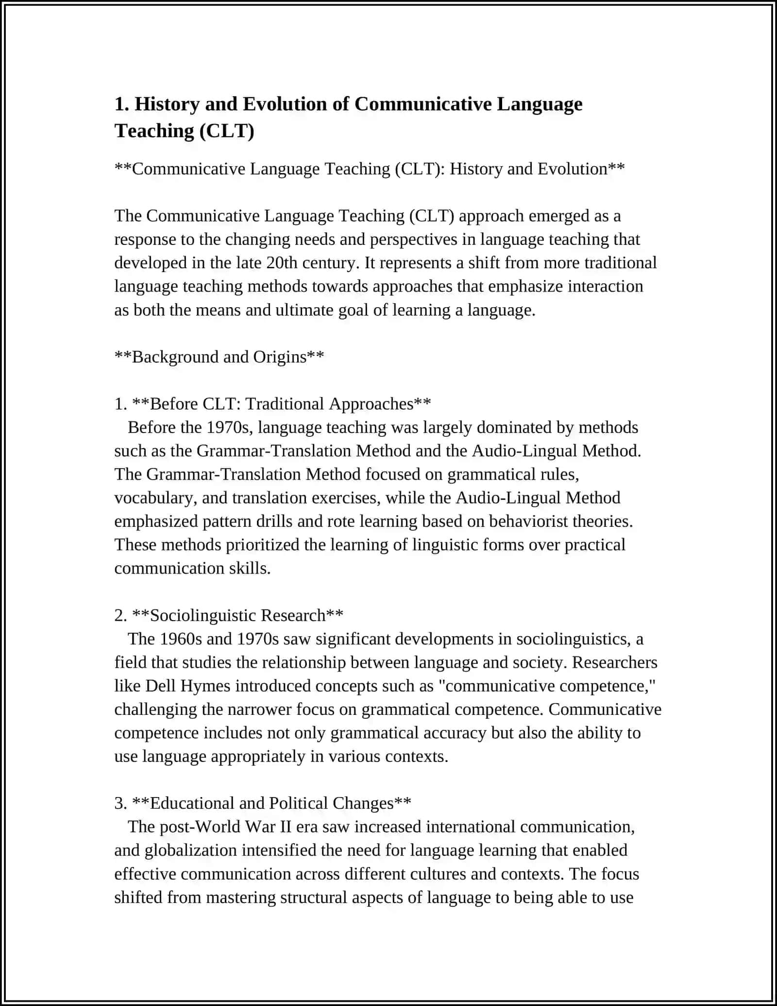 A STUDY ON COMMUNICATIVE LANGUAGE TEACHING TO ENHANCE SPEAKING WITH A FOCUS ON DIGITAL LITERACY 3