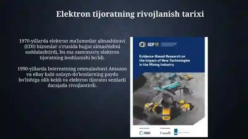 Elektron Tijoratning rivojlanishi va iqtisodiy ahamiyati 3