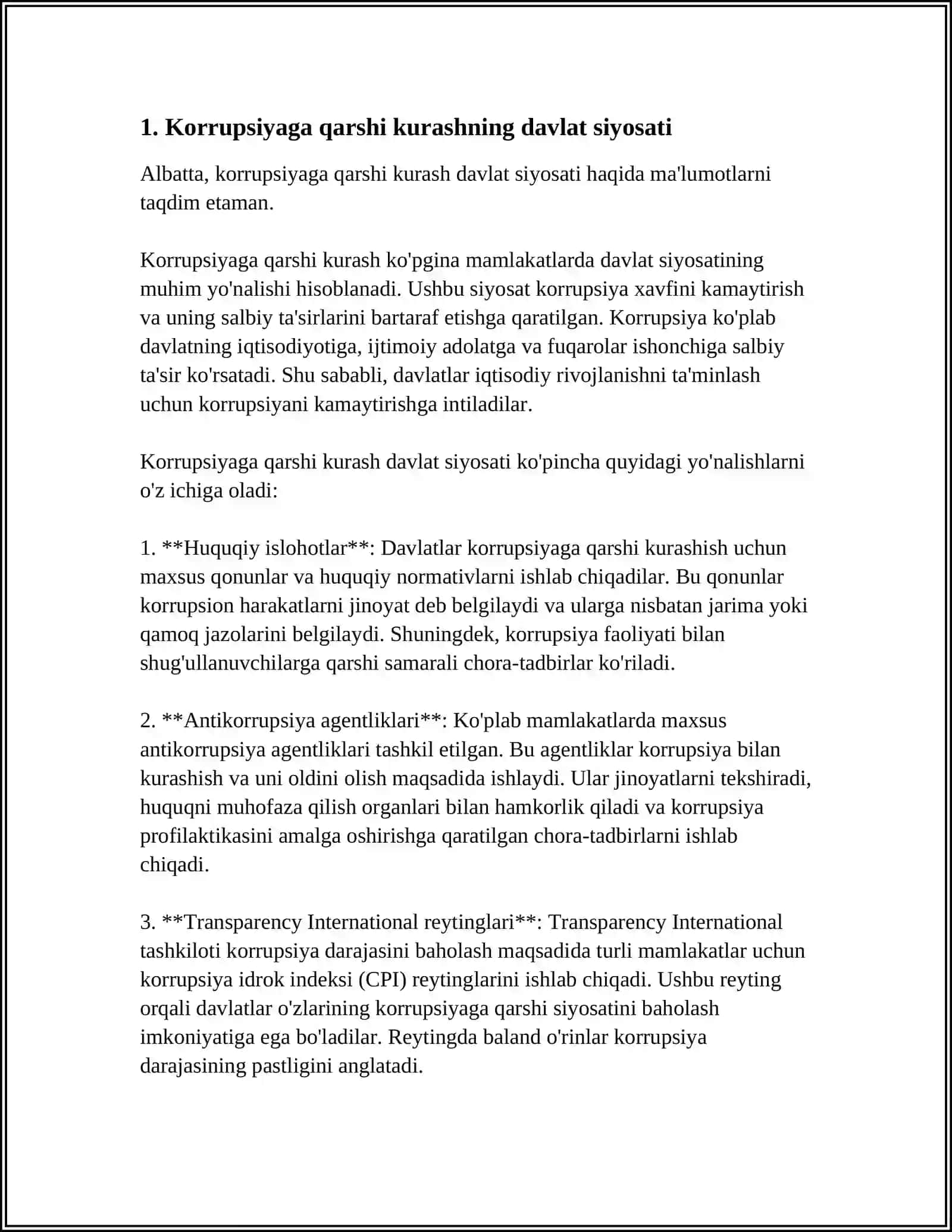 O'ZBEKISTONDA KORRUPSIYAGA QARSHI KURASH MEXANIZMLARI 3